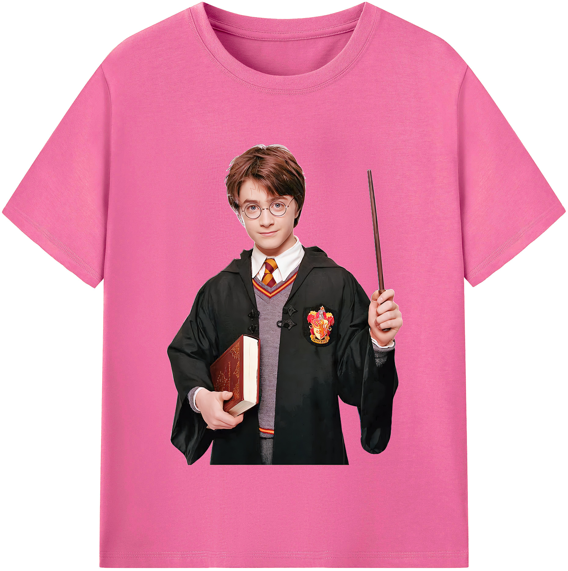 （画像用） Harry Potter ハリー・ポッターシリーズ レディースカジュアルプリントTシャツ（綿100％）